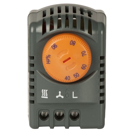 Wiegmann Hygrostat, 2 in. H x 2 in. W x 2 in. L, Plastic HMC230V
